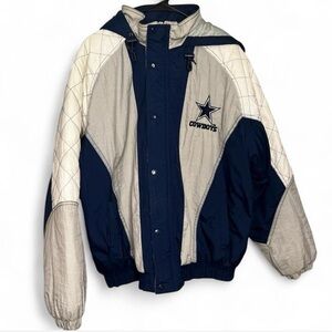 🐞90’s VINTAGE Full Zip Dallas Cowboys Starter Jacket Size Large